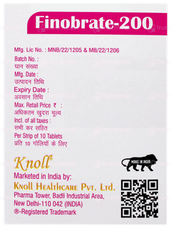 Finobrate 200 Tablet 10