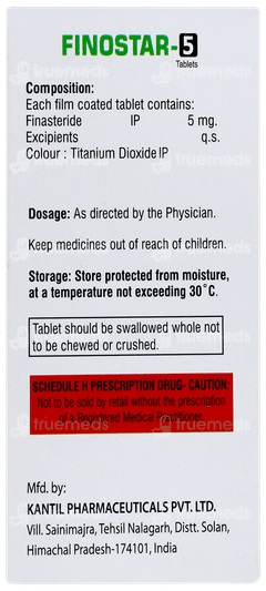 Finostar 5 Tablet 10 Finostar 5 Tablet 10