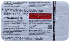Hydroxyzone 10 Tablet 15 Hydroxyzone 10 Tablet 15