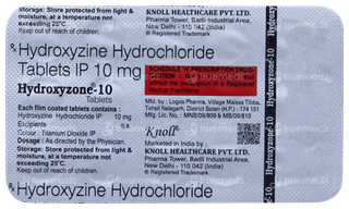 Hydroxyzone 10 Tablet 15