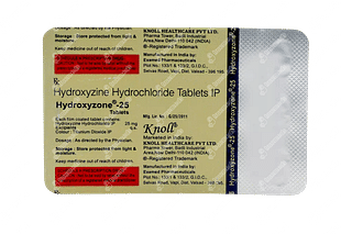 Hydroxyzone 25 MG Tablet 15