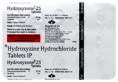 Hydroxyzone 25 Tablet 15