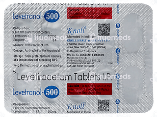 Levetranol 500 Tablet 10