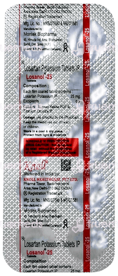 Losanol 25 Tablet 10