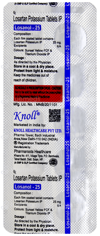 Losanol 25 Tablet 10