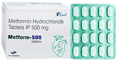 Metform 500 Tablet 20