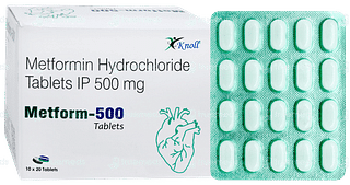 Metform 500 Tablet 20