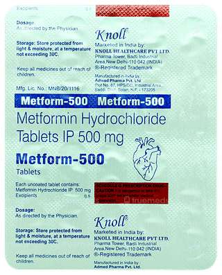 Metform 500 Tablet 20