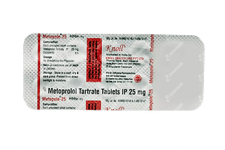 Metopole 25 MG Tablet 10