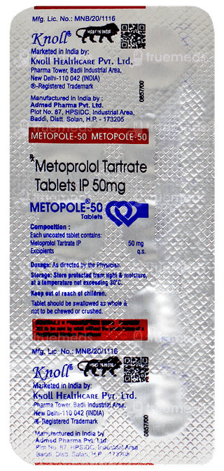 Metopole 50 Tablet 10