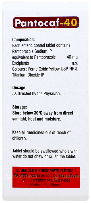 Pantocaf 40 Tablet 10