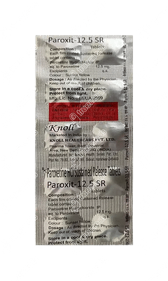 Paroxit-12.5 MG Tablet Sr 10