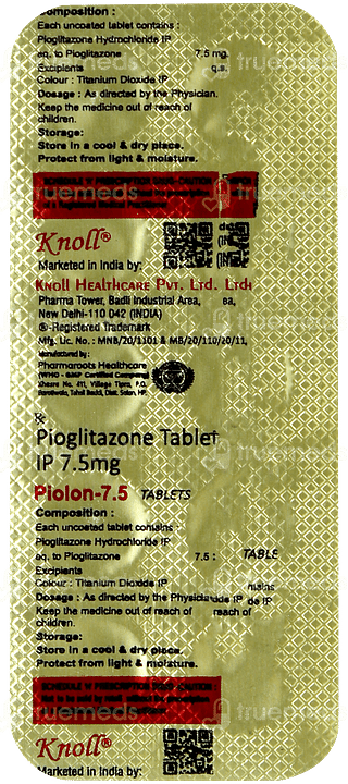 Piolon 7.5 Tablet 10