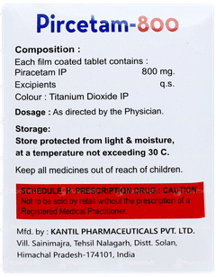 Pircetam 800 Tablet 10