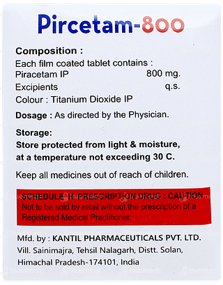 Pircetam 800 Tablet 10