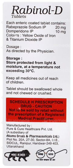 Rabinol D Tablet 10 Rabinol D Tablet 10