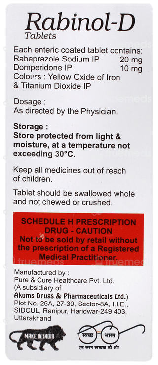 Rabinol D Tablet 10