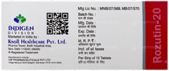Rozutin 20 Tablet 10