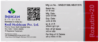 Rozutin 20 Tablet 10
