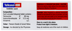 Telkonol 80h Tablet 10 Telkonol 80h Tablet 10