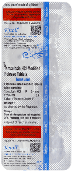 Temsunol Tablet 10