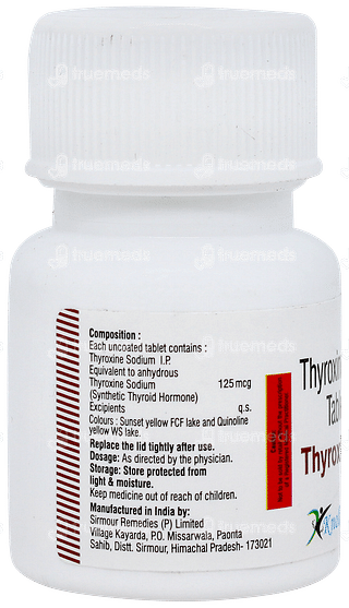 Thyroxinol 125 Tablet 120