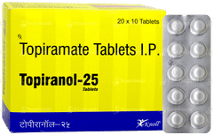 Topiranol 25 Tablet 10 Topiranol 25 Tablet 10