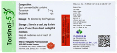 Torsinol 5 Tablet 10 Torsinol 5 Tablet 10