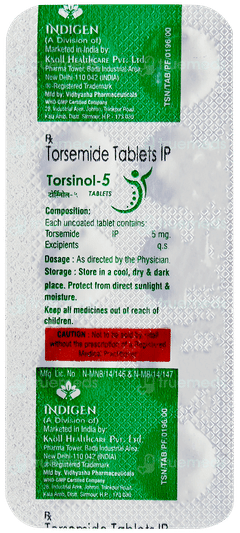 Torsinol 5 Tablet 10 Torsinol 5 Tablet 10