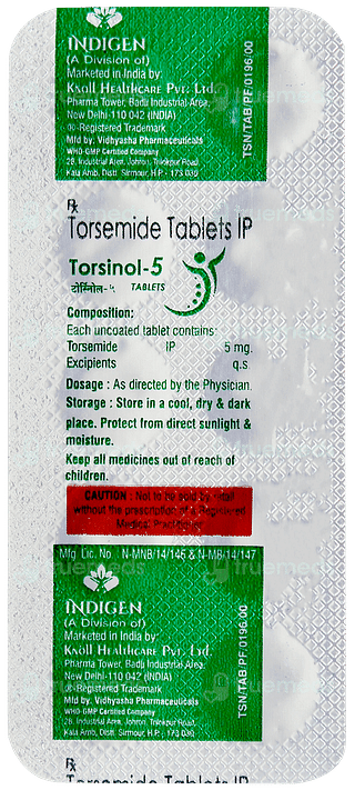 Torsinol 5 Tablet 10