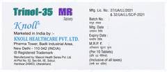 Trinol 35 Mr Tablet 10 Trinol 35 Mr Tablet 10