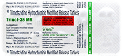 Trinol 35 Mr Tablet 10 Trinol 35 Mr Tablet 10