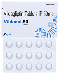 Vildanol 50 Tablet 15