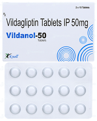 Vildanol 50 Tablet 15