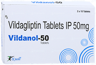 Vildanol 50 Tablet 15