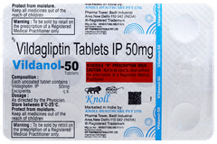 Vildanol 50 Tablet 15 Vildanol 50 Tablet 15