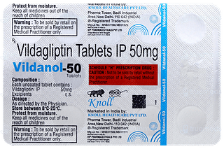 Vildanol 50 Tablet 15