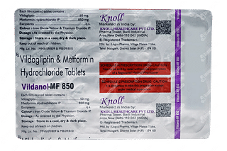 Vildanol Mf 850 Tablet 15