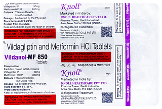 Vildanol Mf 850 Tablet 15