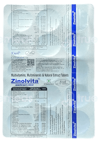 Zinolvita Tablet 15