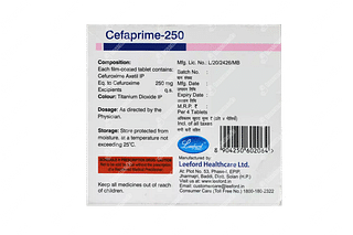 Cefaprime 250 MG Tablet 4