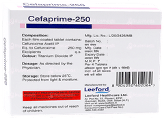Cefaprime 250 Tablet 4 Cefaprime 250 Tablet 4