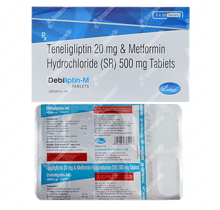 Debiliptin M 20/500 MG Tablet Sr 10