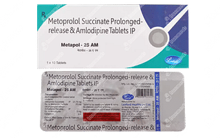 Metapol Am 25/5 MG Tablet Pr 10