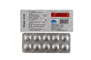 Metapol Am 25/5 MG Tablet Pr 10