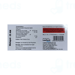 Metapol 25 Am Tablet 10