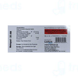 Metapol 25 Am Tablet 10
