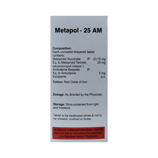 Metapol 25 Am Tablet 10