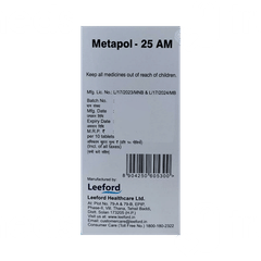 Metapol 25 Am Tablet 10