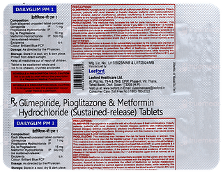 Dailyglim Pm 1 Tablet 10